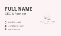 Fashion Hat Woman Business Card Design