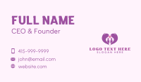 Family Care Support Business Card Design