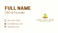 Plant Root Botanical Business Card