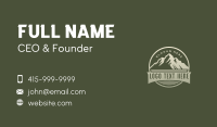 Mountain Summit Trek Business Card