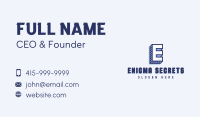 Generic 3D Letter E Business Card Image Preview