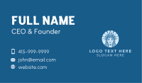 Lady Liberty Head Crown Business Card