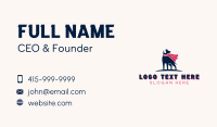 Dog Care Superhero Business Card