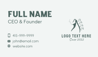 Flower Needle Acupuncture  Business Card Design