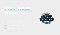 Sports Car Restoration Garage Business Card Design