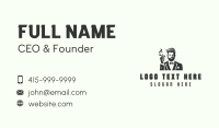 Hipster Man Menswear Business Card