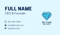 Heart Flying Balloon Business Card