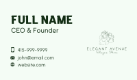 Nature Botanical Woman Beauty Business Card