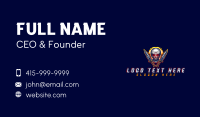 Skull Dagger Knife Business Card