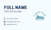 Sleeping Dog Puppy Business Card