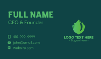 Mint Leaf Business Card Design