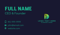 Cyber Tech Letter D Business Card