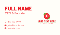 Fresh Healthy Food Business Card