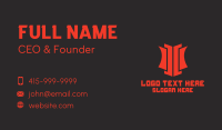 Red Shield Gaming  Business Card Design