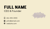 Classy Feminine Calligraphy Business Card