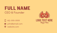 Shrimp Restaurant Location Business Card Design