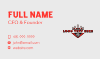 Bowling Sports League Business Card Design