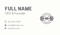Weights Business Card example 3