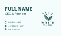 Organic Herb Acupuncture  Business Card