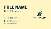 Tech Pixel Rocket Business Card