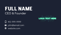 Luminous Business Card example 1