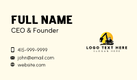 Excavator Business Card example 1