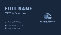 Blue Clean Car Wash Business Card Image Preview