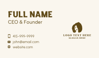 Afro Business Card example 4