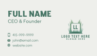 Grass Lawn Letter  Business Card Design