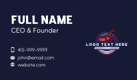 Car Wash Pressure Washing Business Card Design