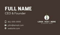 Organic Shovel Grass Business Card
