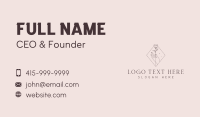 Floral Wedding Event Business Card Design