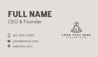 House Brick Construction Business Card