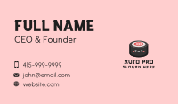 Sushi Roll Snack  Business Card