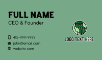 Organic Green Lady Business Card