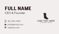 Classic Gum Boots Business Card Design