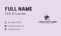 Wheel Barrow Landscaping Business Card