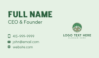 Campsite Forest  Business Card