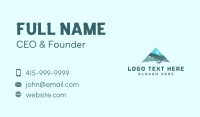 Triangle Alpine Mountain Business Card Design