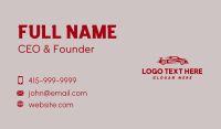 Red Fast Automobile Business Card