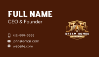 Hammer Carpentry Contractor Business Card