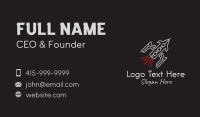 Space Capsule Business Card example 4