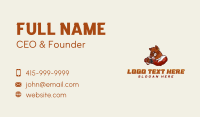 Hyena Football Team Business Card