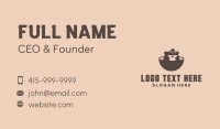 Bear Bowl Restaurant Business Card Design
