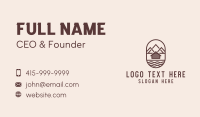 Cabin Business Card example 3