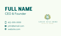 Nature Wellness Woman Business Card