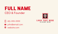 Peking Mask Theater Business Card