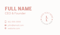 Chic Business Card example 1