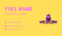 Mage King Gaming Character Business Card Design