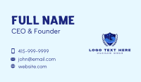 Sports Mouthguard Shield Business Card Design